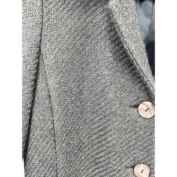 J. Jill Button Down Coat Wool Blend Soft Brown Knit Women's Size Small - Picture 3 of 6